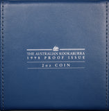 1998 Kookaburra 2oz Silver Proof Coin