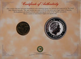 2000 Kookaburra 1oz Silver Coin Honour Mark Collection - Virginia
