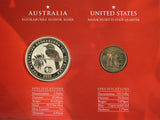 2000 Kookaburra 1oz Silver Coin Honour Mark Collection - Massachusetts