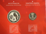 2000 Kookaburra 1oz Silver Coin Honour Mark Collection - Maryland
