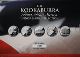 1999 Kookaburra 2oz Silver Coin Honour Mark Collection - First Five States