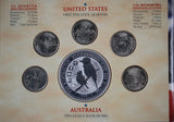 1999 Kookaburra 2oz Silver Coin Honour Mark Collection - First Five States