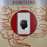 2009 $1 Chinese Mythical Characters Fortune 1oz Silver Coin