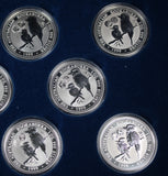 1999 Australian Kookaburra- European Currencies Privy Mark 1oz Silver Set