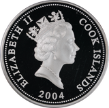 2004 Great Rail Journeys of the World Cook Islands 5 Coin Silver Proof Set