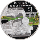 2004 Great Rail Journeys of the World Cook Islands 5 Coin Silver Proof Set