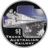 2004 Great Rail Journeys of the World Cook Islands 5 Coin Silver Proof Set