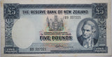 New Zealand 10 Shilling, One Pound and Five Pound Trio of Notes VF