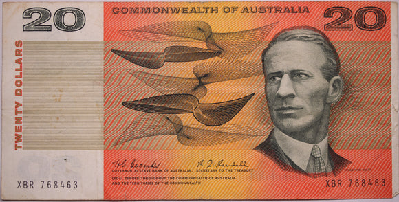 Australia $20 1967 Coombs/Randall Banknote Fine