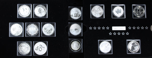Fabulous 15 International Silver Coin Set (2011-2013)