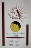 2002 Australia 1/20oz Gold Kookaburra Coin