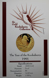 1991 Australia 1/20oz Gold Kookaburra Coin