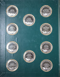1977 Set of 20 Silver Medallions Voyages of Captain James Cook