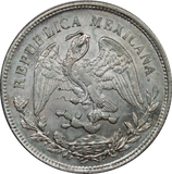 Mexico 1901 Silver Peso Coin EF