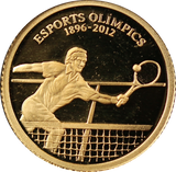 2010 1 Diner Andorra Tennis 0.5g Gold Coin