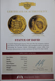 2007 Benin 1500 Francs The Statue of David 0.5 g Gold Coin