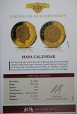 2012 Solomon Islands Maya Calendar 0.5g 14ct Gold Coin