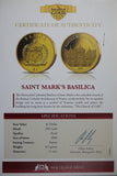 2009 $1 Samoa Saint Marks Basilica 0.5g Gold Coin