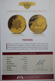 2010 1 Diner Andorra Tennis 0.5g Gold Coin