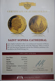 2010 $5 Solomon Islands Saint Sophia Cathedral 0.5g Gold Coin