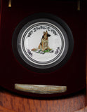 2006 Lunar Year of the Dog 5oz Silver Coloured Coin in Box