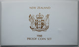 New Zealand 1988 Proof Set with Silver Dollar