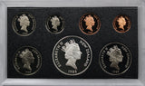 New Zealand 1988 Proof Set with Silver Dollar