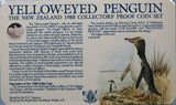New Zealand 1988 Proof Set with Silver Dollar