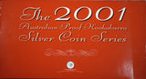 2001 Kookaburra Silver Large Coin Series (1kg, 10oz, 2oz, 1oz)