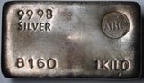 ABC Vintage Silver 1kg Cast Bar