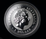 2001 1oz Silver Kookaburra Federation Privy Mark Coin
