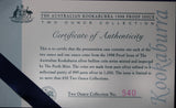 1998 Australian Kookaburra 1oz & 2oz Silver Proof Coin Set