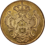 1797R Brazil Maria Half Johanna 6400 Reis aUNC