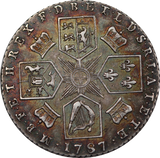 1787 GB George III Silver Sixpence aUNC