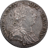 1787 GB George III Silver Shilling aUNC