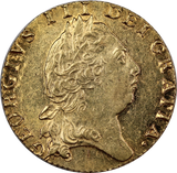 1798 GB Spade Guinea Gold Coin EF