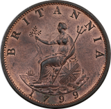 1799 GB George III Halfpenny aUNC/UNC