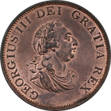 1799 GB George III Halfpenny aUNC/UNC