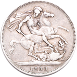 GB 1899 Silver Crown Coin Fine