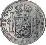 1809 Ferdinand VII Mexico Silver 8 Reales aFine (Chopmarks)