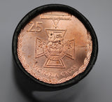 2017 25c Victoria Cross Medal Cotton & Co Coin Roll H/T