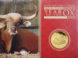 2009 Lunar Year of the Ox $25 Gold Proof 1/4oz Coin