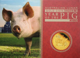 2019 Lunar Year of the Pig $25 Gold Proof 1/4oz Coin