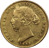 1866 Sydney Mint Type II Gold Sovereign gFine