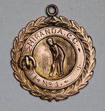 Batting Average 6.27g 9ct Gold Medal Award