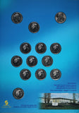 Australian 20c Commemorative Coin Collection in Folder 1966-2004