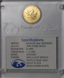 1998 Canada Eagle (2nd Edition) Privy Mark 1/10oz Gold Maple Leaf Coin