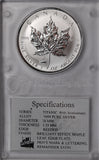 1998 Canada 86th Anniversary Titanic Privy 1oz Silver Maple Leaf Coin