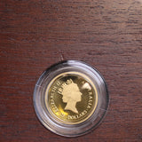 1995 Australian Nugget 1/4oz Gold Proof Coin