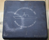 2002 Battle of the Coral Sea 10oz Silver Coloured Proof Coin